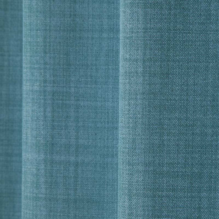 カーテン2級遮光ジェード100×135～200cm2枚形状記憶洗えるターコイズ