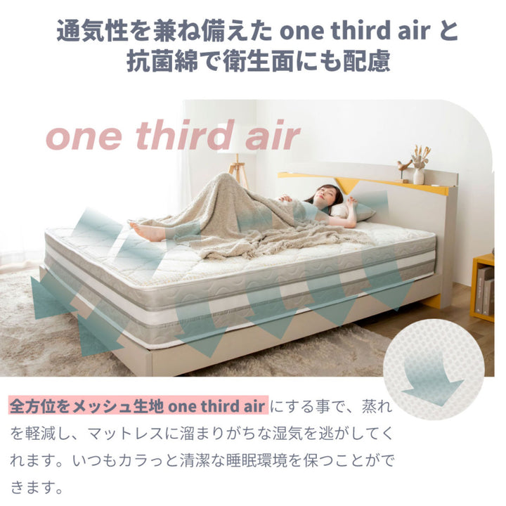 硬さの選べるマットレスクイーン咲夜レアルサンセットオレンジポケットコイル