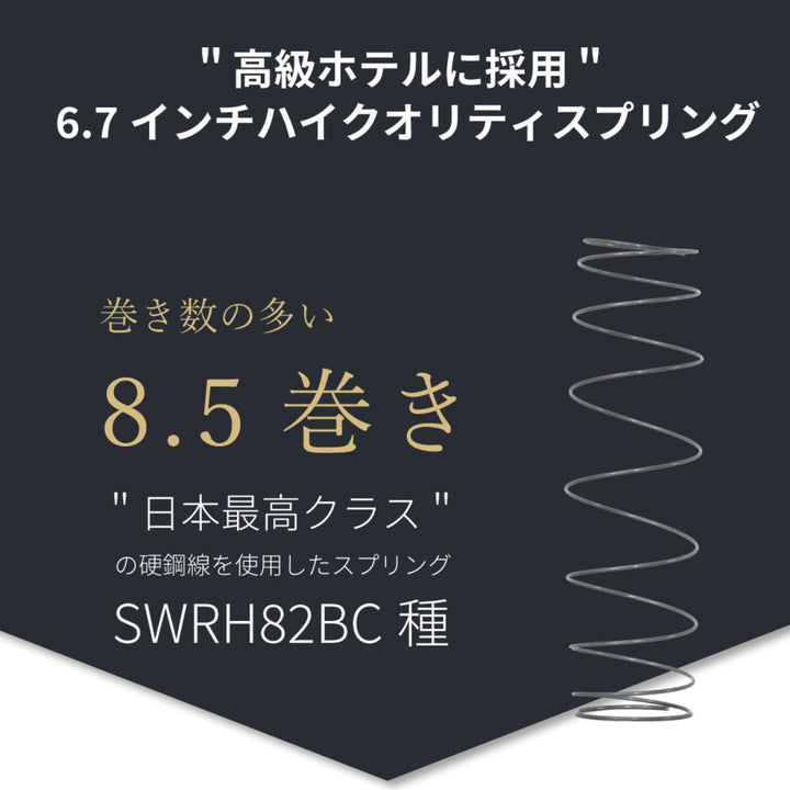 硬さの選べるマットレスシングル咲夜レアルサンライズイエローポケットコイル