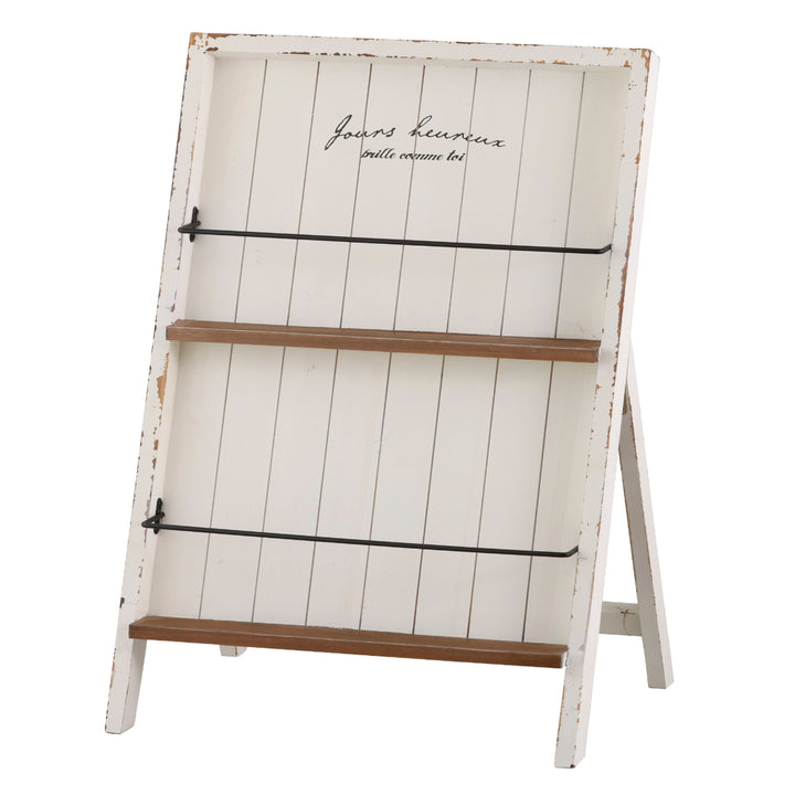 ディスプレイラックラルモニマガジンスタンド木製