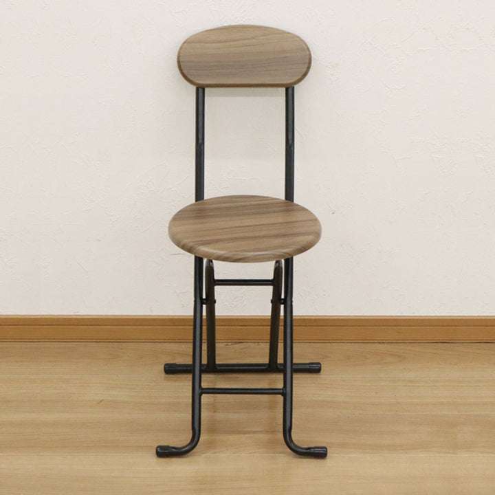 折りたたみ椅子背もたれ付座面高44.5cm