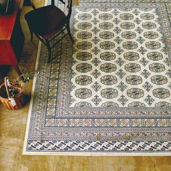 ラグカラチモケット織り190×190cmホットカーペット対応