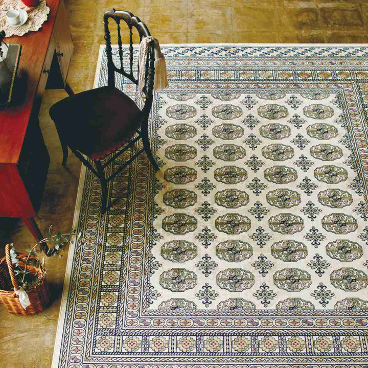 ラグカラチモケット織り190×190cmホットカーペット対応