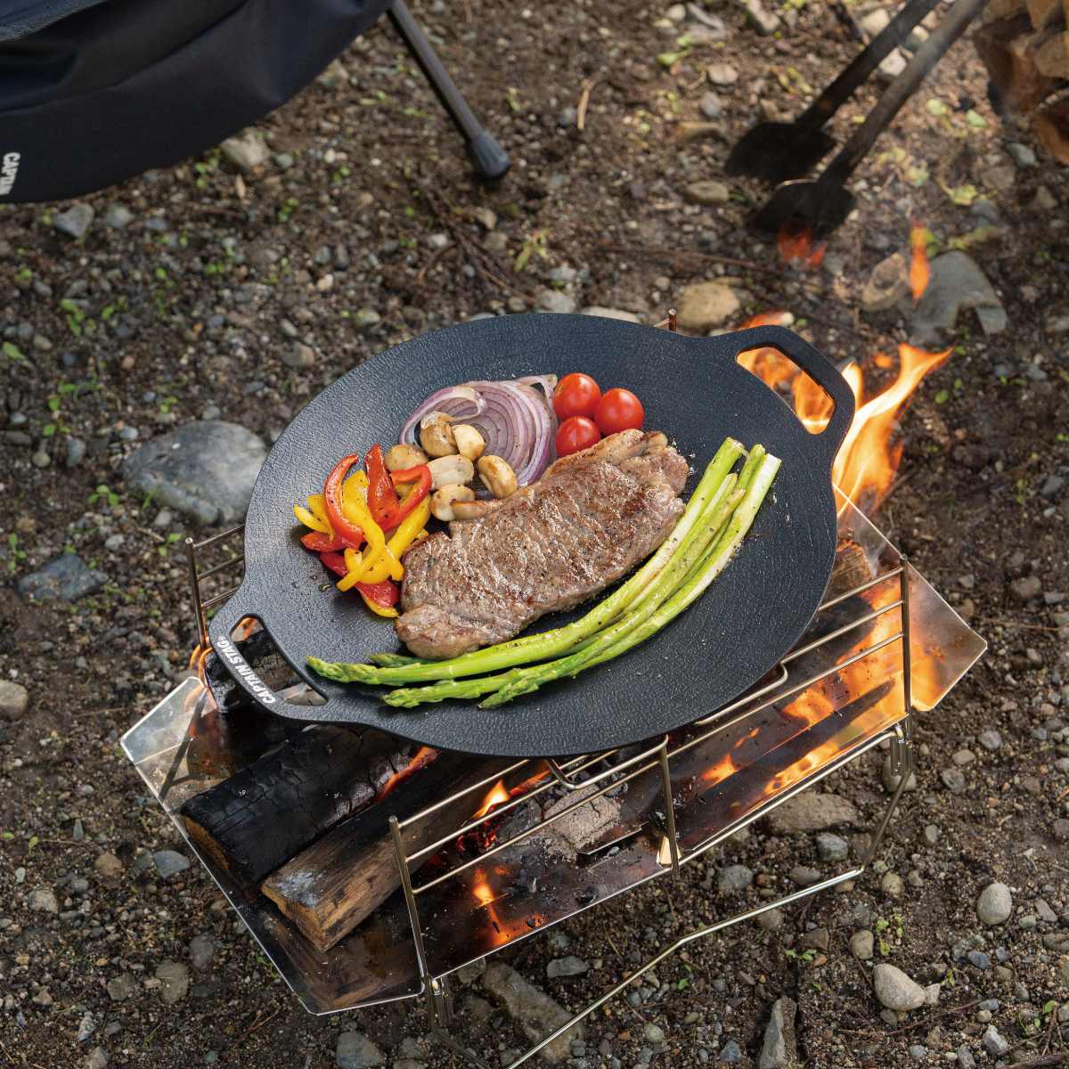グリドル 30cm ラウンド グリルプレート キャプテンスタッグ – ハウジー
