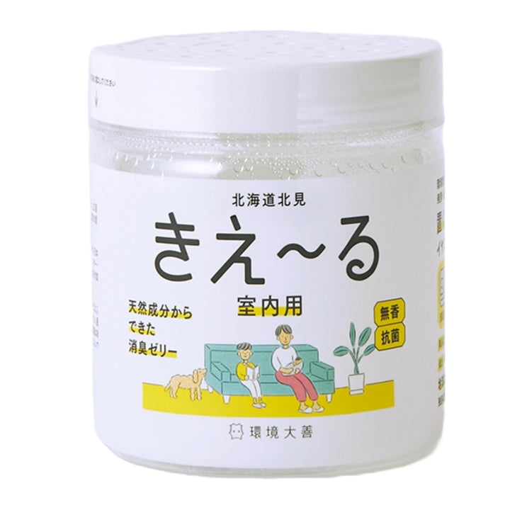 消臭剤きえ～る室内用ゼリータイプ480gお徳用抗菌H-KJ-480