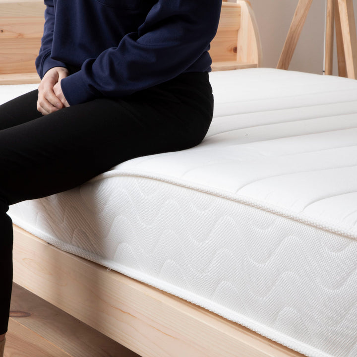 収納付きベッドショートセミシングルマットレス付夜香ハイグレード81×192cm日本製