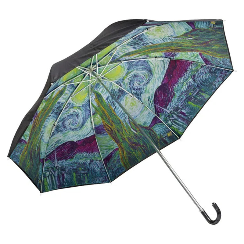 折りたたみ傘晴雨兼用名画折りたたみ傘ゴッホ