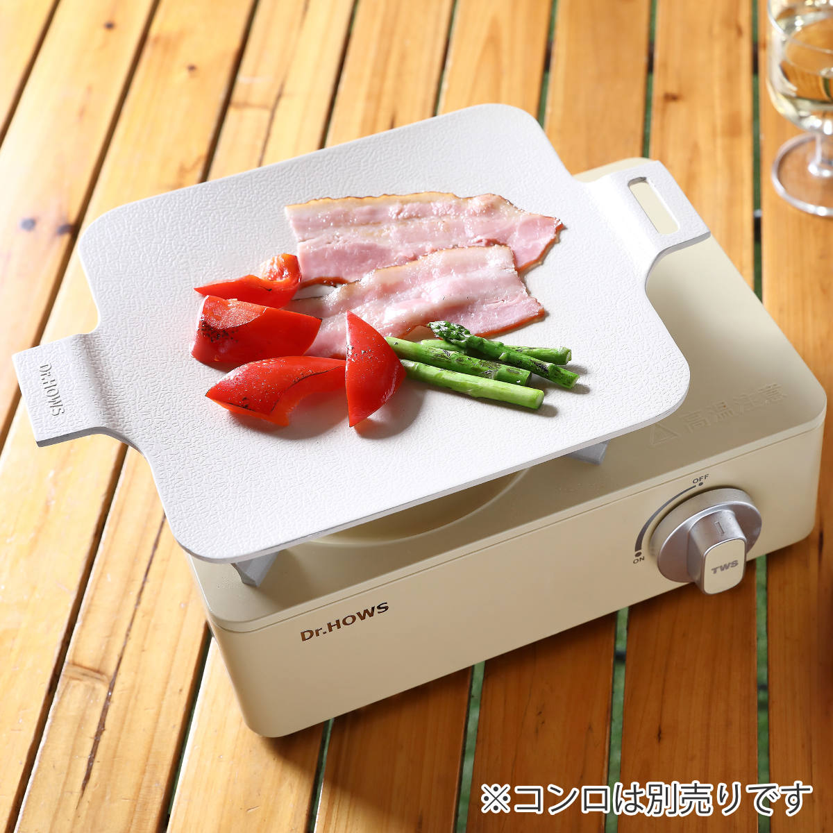 グリルプレート IH対応 四角 ソリッドグリルパン ミニ ドクターハウス