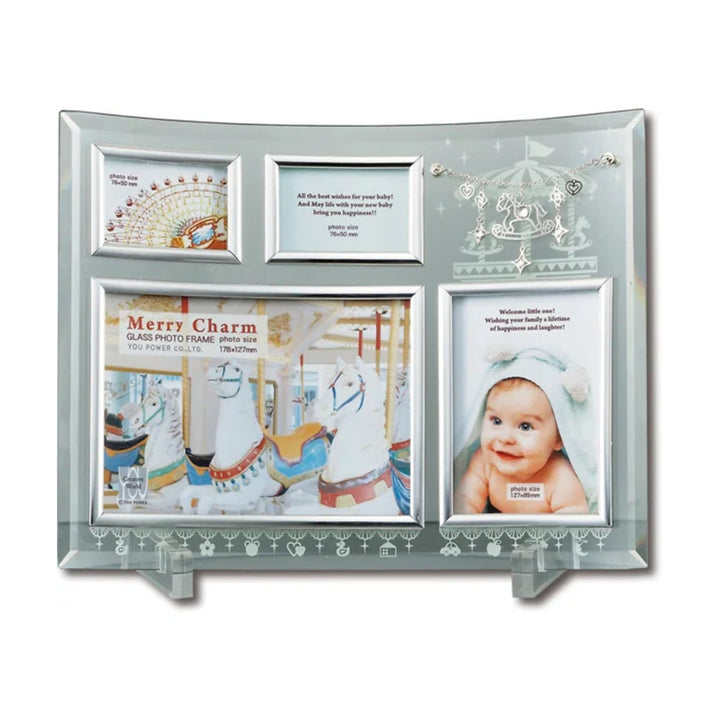 フォトフレームメリーチャームガラス4ウィンドーL判2L判