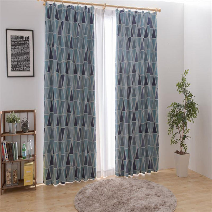 カーテン2級遮光カイト100×105～200cm2枚、150×178cm・200×178cm・200×230cm1枚形状記憶洗える