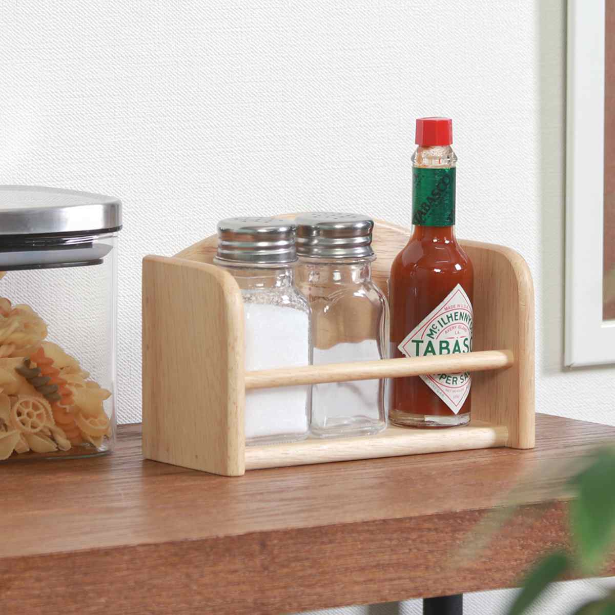 調味料ラック 木製 スパイスラック ボヌール 1段 – ハウジー