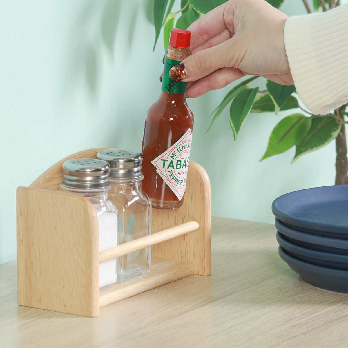 調味料ラック 木製 スパイスラック ボヌール 1段 – ハウジー