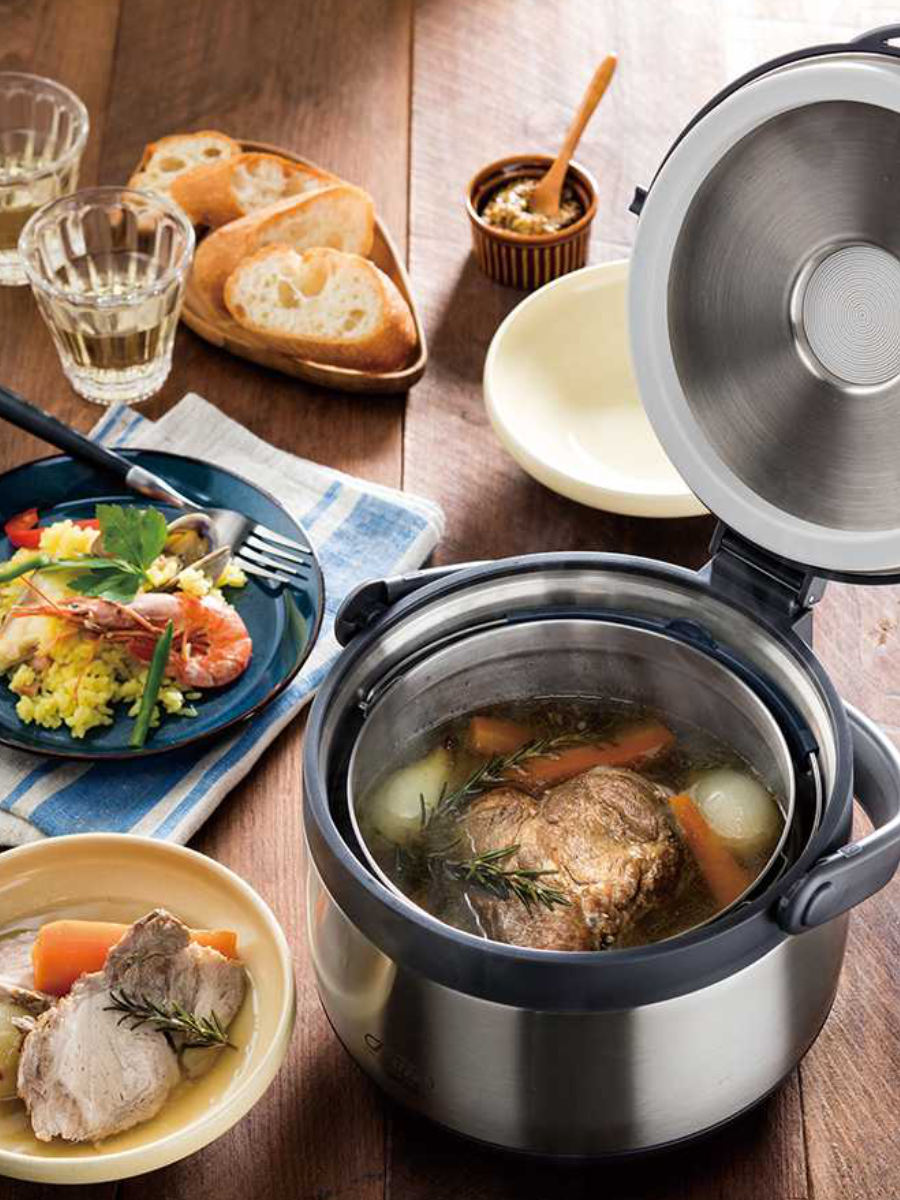 真空保温調理鍋 2.7L IH対応 デリカクック レシピ本付き – ハウジー