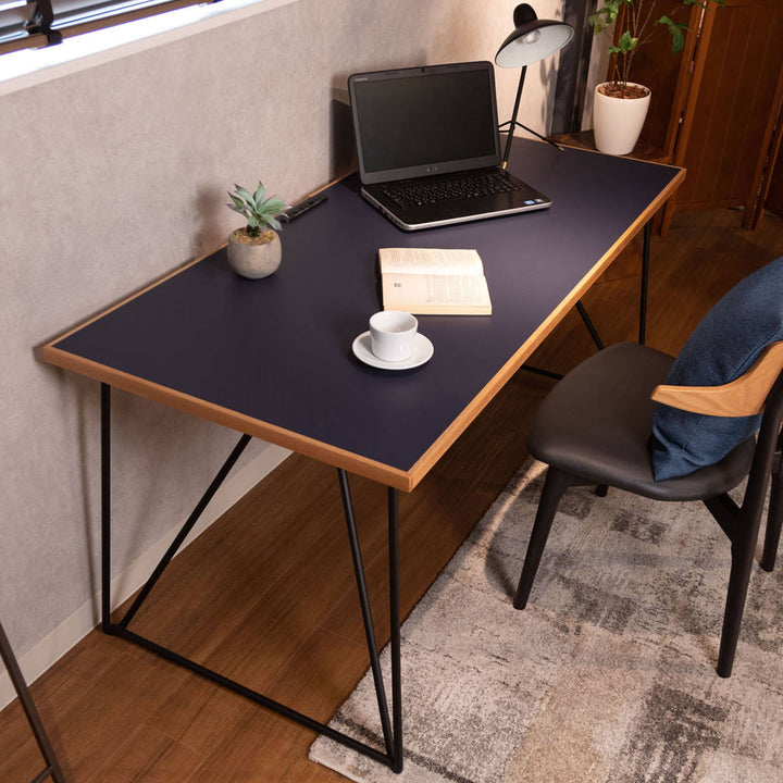 ワークデスク幅135cmメラミン天板グレイス