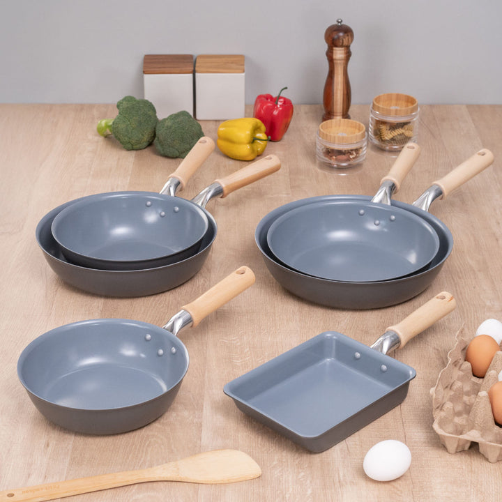 フライパン22cm深型ガス火専用セラミックコートセラフィム日本製UMIC