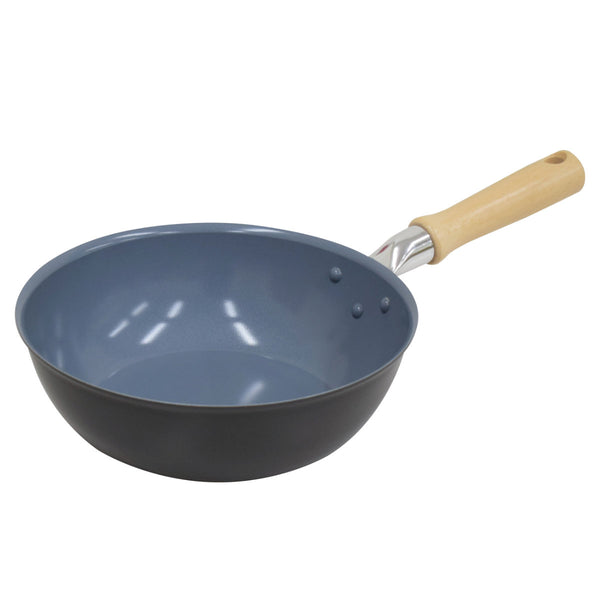 フライパン22cm深型ガス火専用セラミックコートセラフィム日本製UMIC