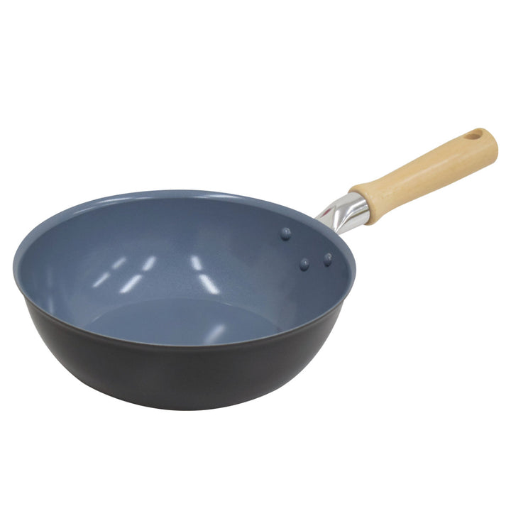 フライパン22cm深型ガス火専用セラミックコートセラフィム日本製UMIC