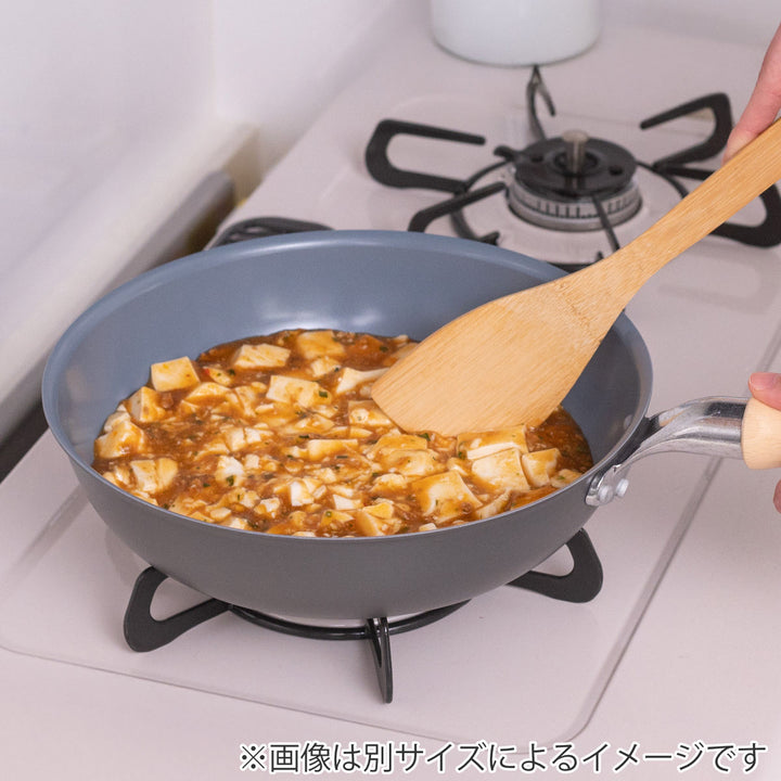 いため鍋28cmガス火専用セラミックコートセラフィム日本製深型フライパンUMIC