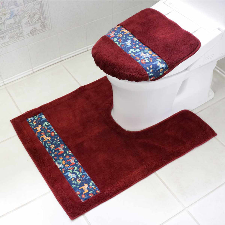 トイレマットダーラヘスト耳長90×70cm