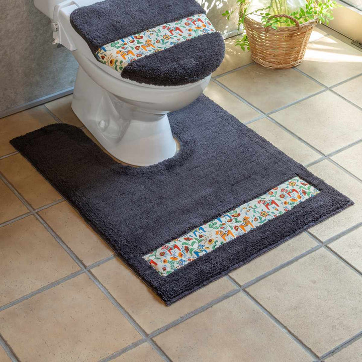 トイレマットダーラヘスト耳長90×70cm