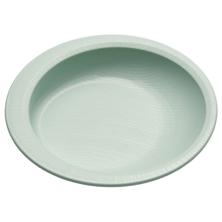 プレート20cmすくいやすい木製風介護食器プラスチック製バイオマス日本製