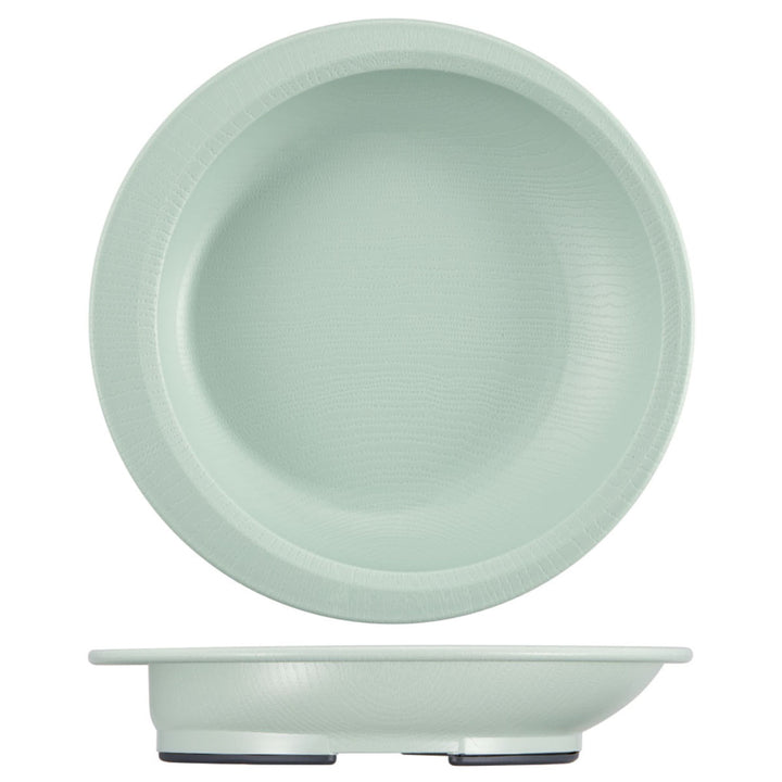 プレート20cmすくいやすい木製風介護食器プラスチック製バイオマス日本製