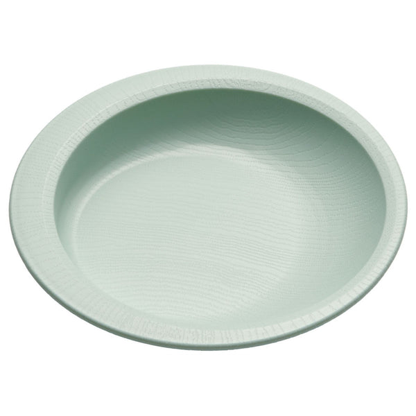 プレート20cmすくいやすい木製風介護食器プラスチック製バイオマス日本製