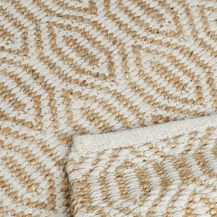 インテリアマットラグマット50×80cmジュートラグホットカーペット対応