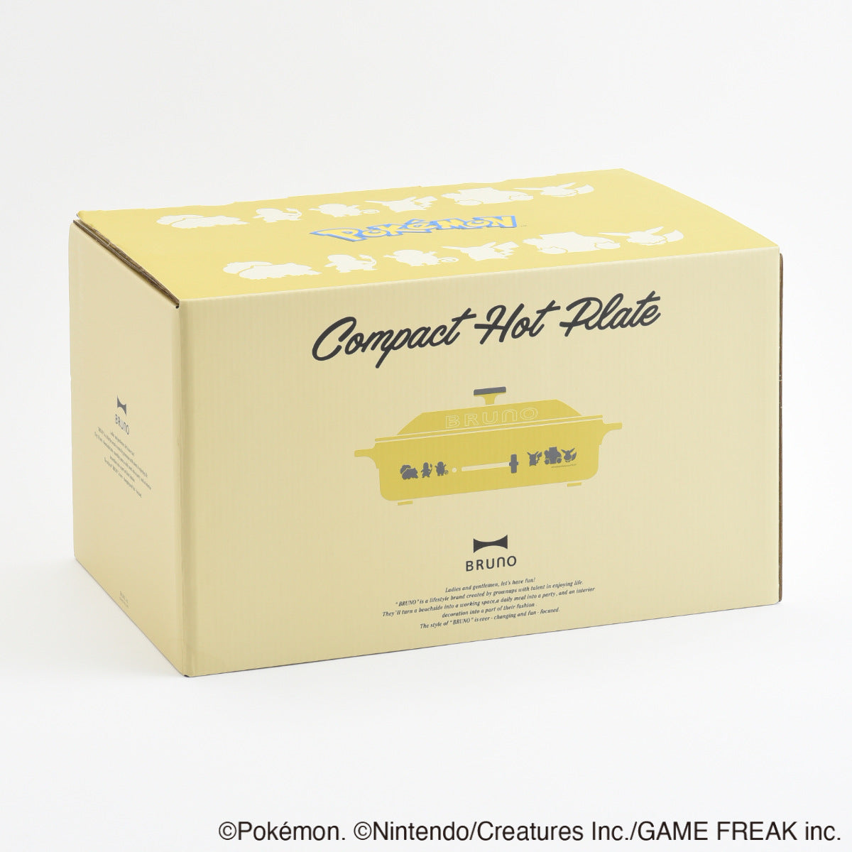 BRUNO コンパクトホットプレート POKEMON たこ焼きプレート付き 蓋付き