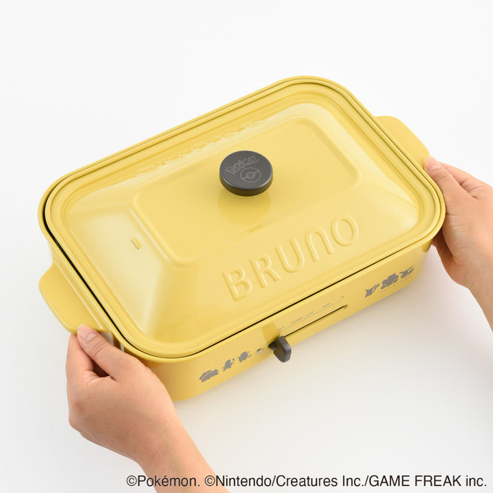 BRUNOコンパクトホットプレートPOKEMONたこ焼きプレート付き蓋付き