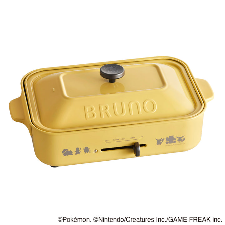 BRUNOコンパクトホットプレートPOKEMONたこ焼きプレート付き蓋付き