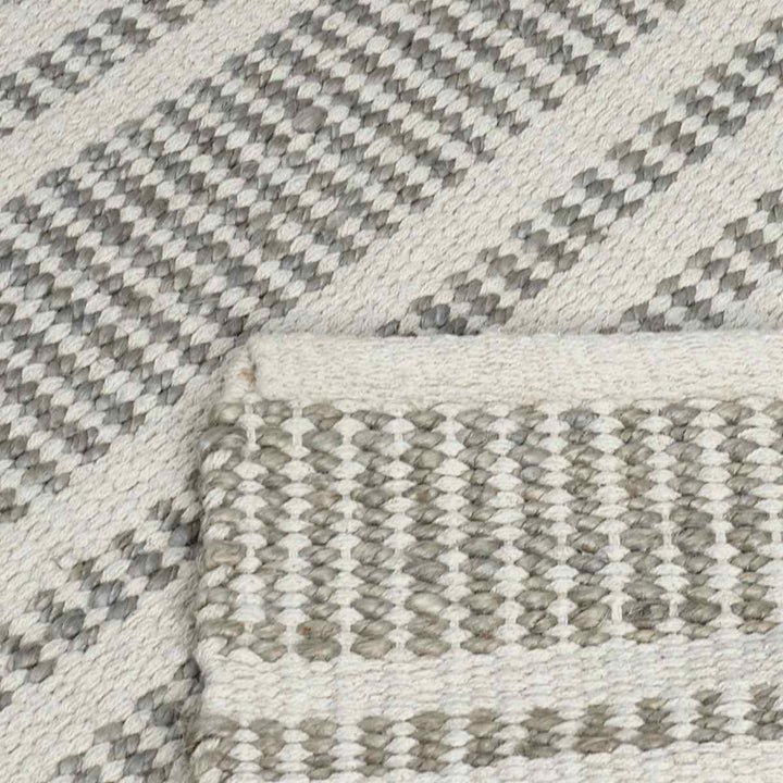 ラグジュートラグ140×200cmボーダーホットカーペット対応