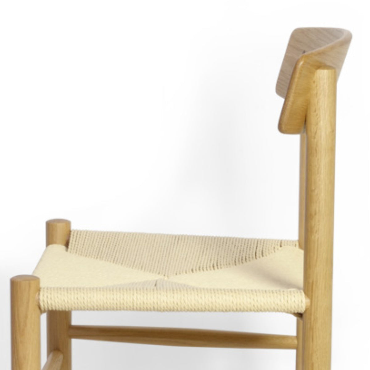 ダイニングチェア　ペーパーコード　オーク材 オーク材ペーパーコードアームチェア ブラウン | 無印良品