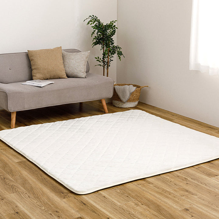 ラグラグパットメレンゲタッチピタ―ら185×185cm2畳