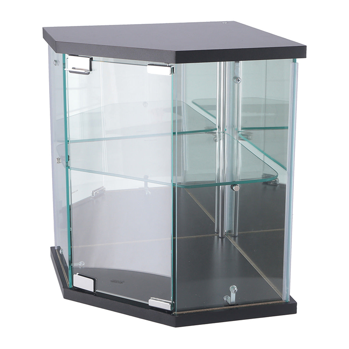 真珠　五重塔　模型　ガラスケース付き コレクションケース ガラス コーナー型 五角形 背面ミラー – ハウジー