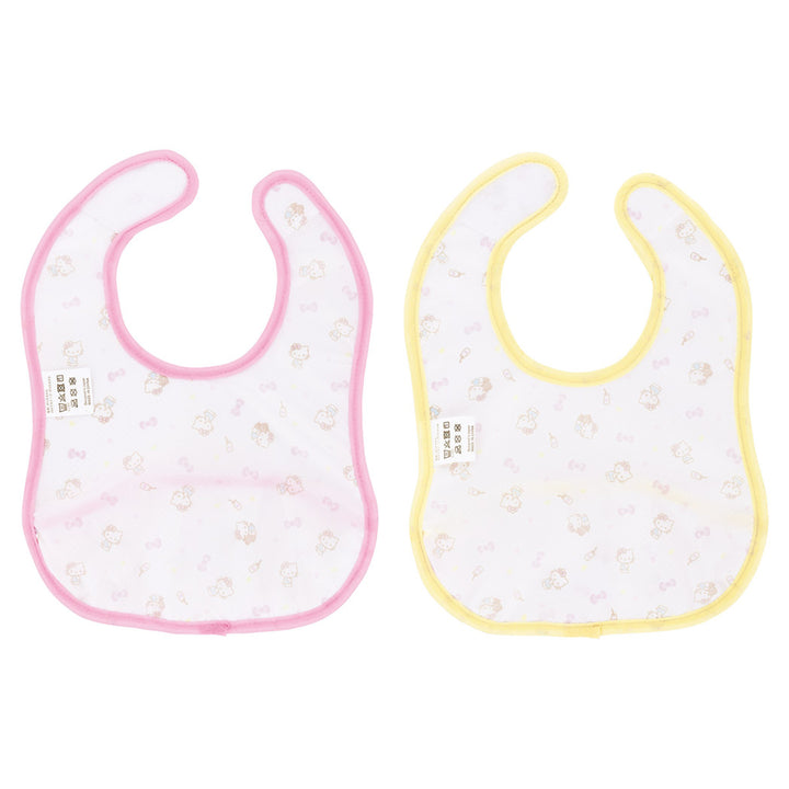 食事エプロン薄手ベビーエプロン2枚入りSサイズ撥水ハローキティ