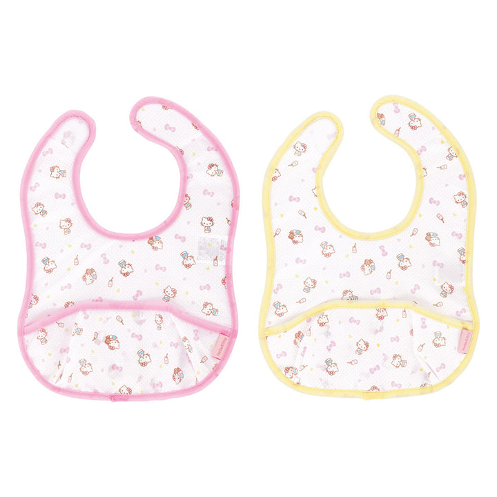 食事エプロン薄手ベビーエプロン2枚入りSサイズ撥水ハローキティ