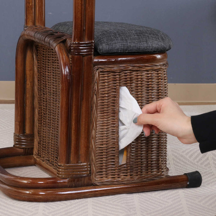 手すりつかまり収納ステッキラタン立ち上がり補助