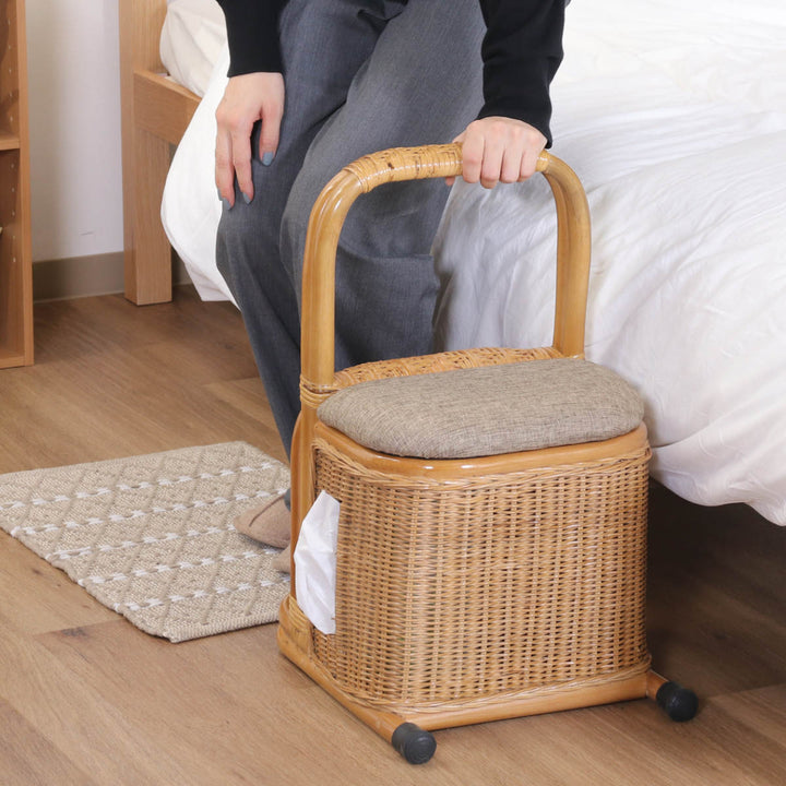 手すりつかまり収納ステッキラタン立ち上がり補助