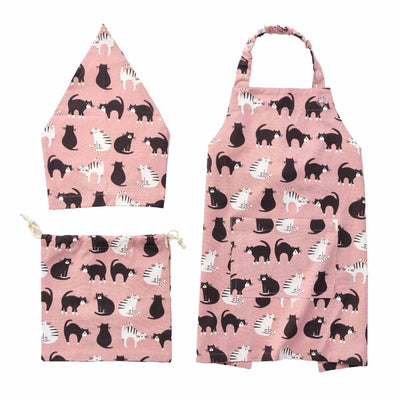 エプロン オレオ2 キッズエプロン 3点セット