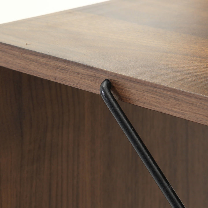 EZBOワークデスク幅80cmワイヤーデスク工具不要