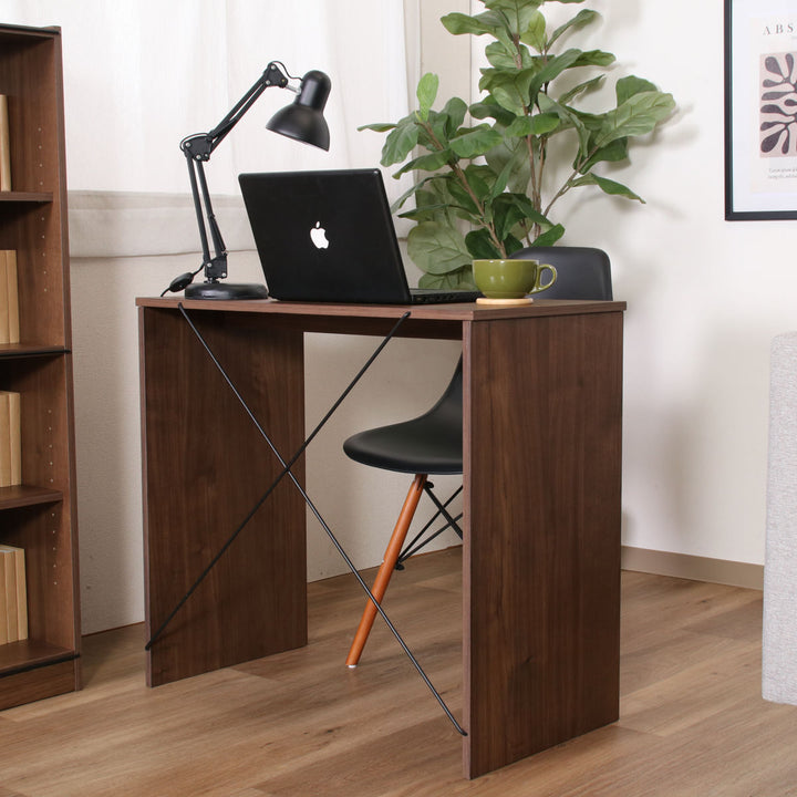 EZBOワークデスク幅80cmワイヤーデスク工具不要