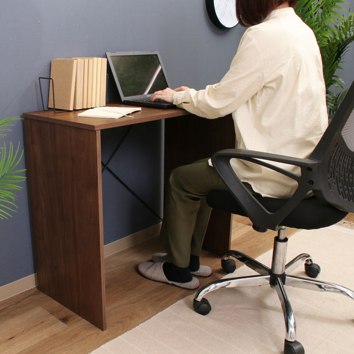 EZBOワークデスク幅80cmワイヤーデスク工具不要