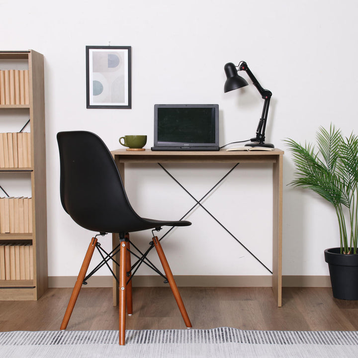 EZBOワークデスク幅80cmワイヤーデスク工具不要