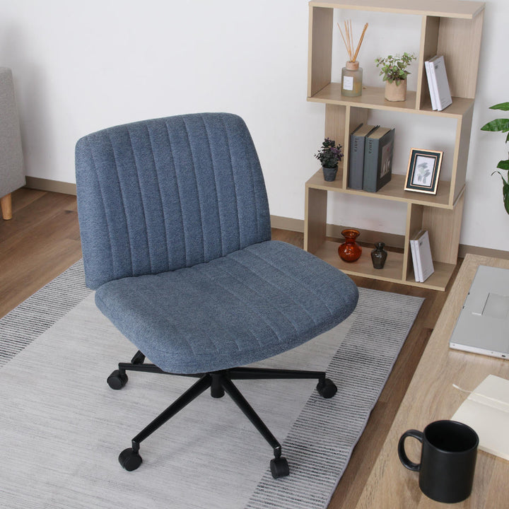 デスクチェアオフィスチェア座面高45～52cmあぐらがかけるチェア