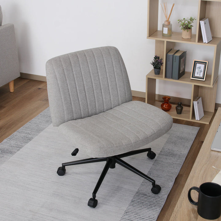 デスクチェアオフィスチェア座面高45～52cmあぐらがかけるチェア