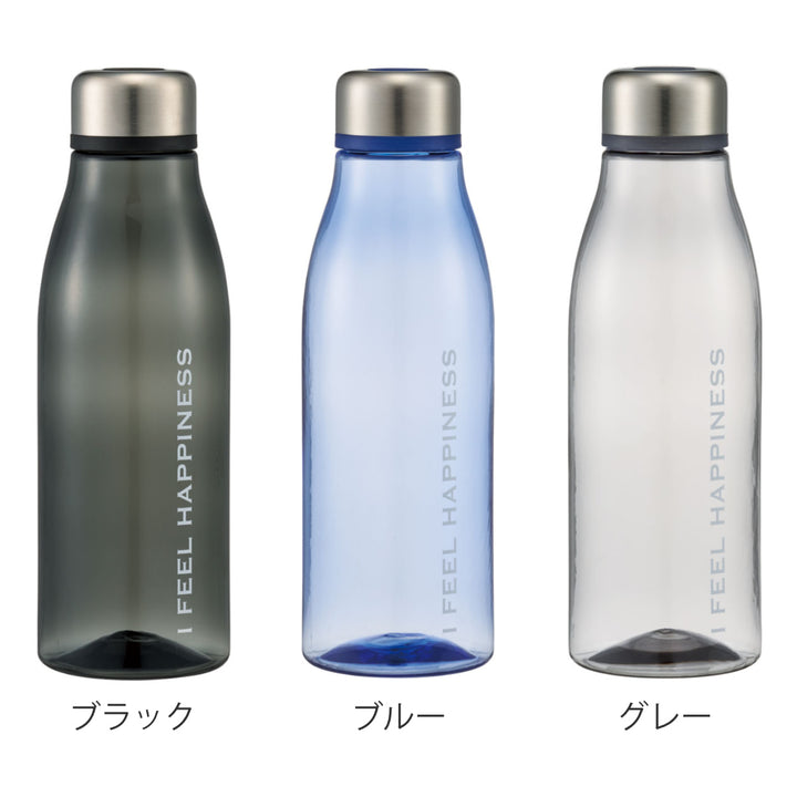 水筒750mlスタイリッシュブローボトルシースルーブラック