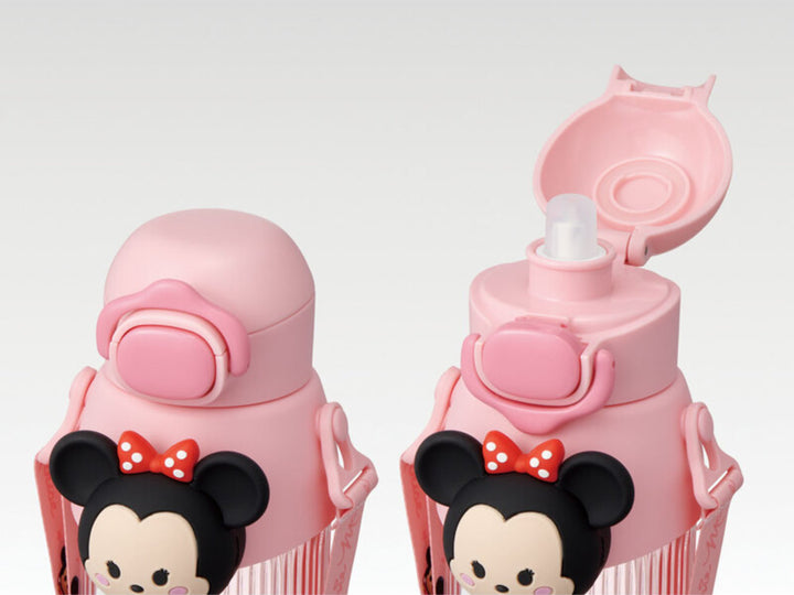 水筒590mlマスコットストローボトルツムツムミニー