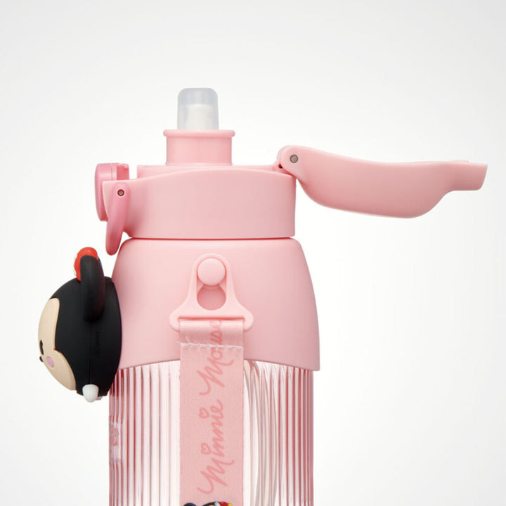 水筒590mlマスコットストローボトルツムツムミニー