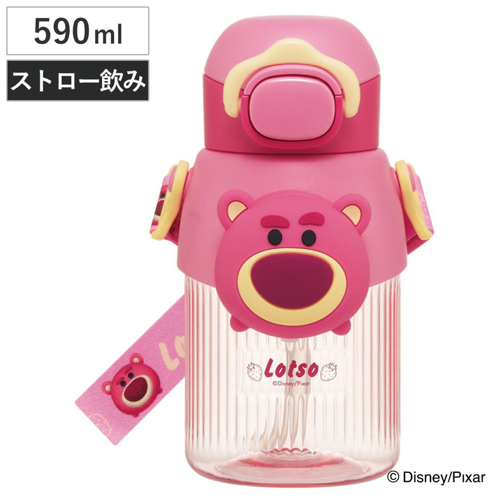 水筒590mlマスコットストローボトルツムツムロッツォ